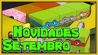 Novidades de Setembro  Direto do Canal 6  Tartarugas Ninja [upl. by Freyah957]