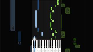 La Réponse  EASY PIANO TUTORIAL BY Extreme Midi pianolessons pianotutorial [upl. by Jezebel]