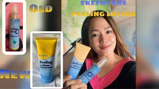 SKEENCARE PEELING LOTION REVIEWNEW VS OLD PACKAGINGpeelinglotionskeencarelethsvlogs [upl. by Iggem]