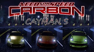 Stock Street Pro  Porsche Cayman S NFS CARBON Engine Sounds [upl. by Sulihpoeht]