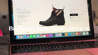 Burberry Rain Boots Review [upl. by Adnilra]