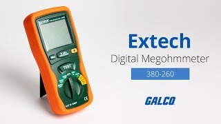 Extechs 380260 Autoranging Digital Megohmmeter [upl. by Liek688]