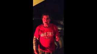 Ohio State fan singing the Michigan fight song [upl. by Nithsa]