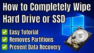 How to Completely Wipe a Hard Drive or SSD [upl. by Sanborne276]