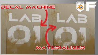 Can Fluent Materializer Replace DECALMachine  Blender Addon [upl. by Einahpats]