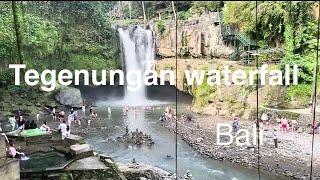 Tegenungan waterfall Ubud Bali Indonesia 🇮🇩 [upl. by Erolyat]