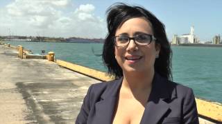 La Directora Ejecutiva de la Autoridad de Puertos Ingrid Colberg [upl. by Evelin]