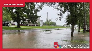 Nashville Illinois sees 2nd dam failure in 2 years [upl. by Farland]