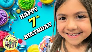 🎉HAPPY 7th BIRTHDAY EMBERLYNN 🎉 OPENING PRESENTS BIRTHDAY MORNING  PHILLIPS FamBam Vlogs [upl. by Raleigh]