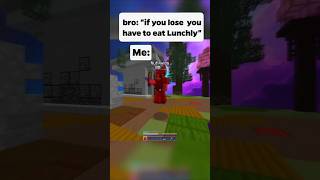 bro got destroyed bedwars minecraft [upl. by Hpejsoj846]