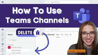 How to Use Microsoft Teams Channels [upl. by Dagall]