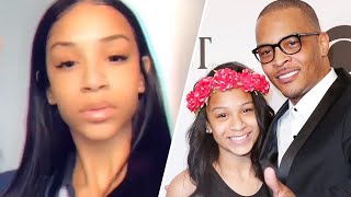 Sad News TI’s Daughter Deyjah Harris Burst Down In Tears After She Opens Up About SelfHarm [upl. by Noiemad]