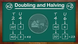 Doubling and Halving  Maths Made Easy  Faz Learning Centre [upl. by Bollen494]