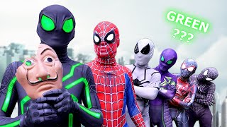 GREEN SPIDERMAN   Pro 6 SuperHeroes Story  by FLife TV [upl. by Paolo]