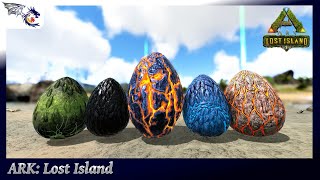 Magmasaur Egg Location on Lost Island Map ► Ark [upl. by Hewart]