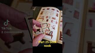 Part 25 book nook booknook miniature magiclibrary [upl. by Steward380]