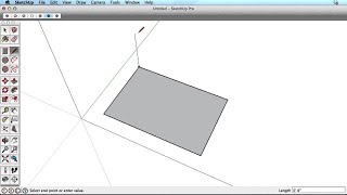 SketchUp Training Series Line tool [upl. by Ramak]