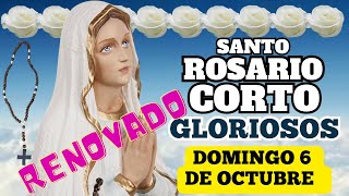 El Santo Rosario corto de hoy domingo octubre 6 de 2024 misterios gloriosos 🌹♥️✝️✨🙏 Virgen María [upl. by Aicelaf]