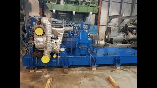 2600 KW Dresser Rand steam turbine  Dampfturbine B5S6G [upl. by Ayanal279]