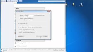 Windows 7  Mozilla Thunderbird  email account setup [upl. by Alistair]