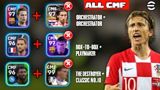 All CMF Playing Style Explained with Gameplay  Pes Efootball 2024 [upl. by Embry282]