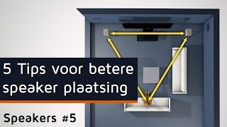 Speakers 5 Vijf tips voor het positioneren van je luidsprekers [upl. by Sexton386]