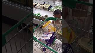 SARINA DI YAN ASPARAGUS  GROCERIES MUNA ANG BATANG CUTE sarina jhonghilario [upl. by Gamali160]