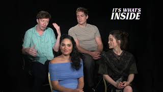 Interview Its Whats Inside Cast on Playing Multiple Characters [upl. by Marius]