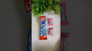 Lotte LOLLIes Blueberry Lollipop Center fruit popsicle viralvideo youtubeshorts [upl. by Narrat]