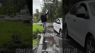 🚘💧 Cómo EVITAR ser EMPAPADO por los AUTOS en los días de LLUVIA 🌧️ [upl. by Crispas538]