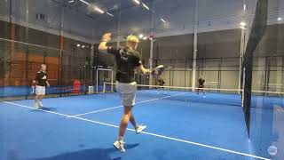 Padel Div 2 LPL  VKroon Fogel vs Dahlberg Lindell  Set 1 64  240318 [upl. by Nnaillij722]