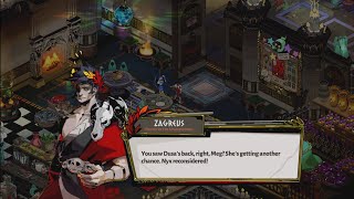 Zagreus tells Megaera that Dusa is back  Hades [upl. by Nayek]