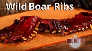 Smoked Wild Boar Ribs [upl. by Deth]