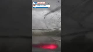 Driver Gets Caught In Deadly Clarksville TN Tornado [upl. by Nyrmak]