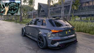 Audi RS3 Sportback  The Crew Motorfest  Thrustmaster T300RS gameplay [upl. by Augy806]