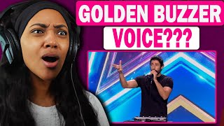 THIS IS UNREAL  BGT GOLDEN BUZZER Audition  Pyramids Beatbox Loopstation  MB14  REACTION [upl. by Anerres]