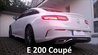 2017 MercedesBenz E 200 AMG  Sports exhaust start up [upl. by Pall929]