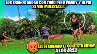 Los Jrs lograron enojar a Wendy porque no le pone empeño al juego Enanos vs Morenos a quien le vas [upl. by Gwen]