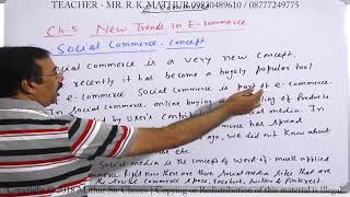 Concept of Social Commerce  ENTERPRISE RESOURCE PLANNING ERP  E COMMERCE  Mathur Sir Classes [upl. by Edals]