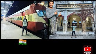 Dera Baba Nanak ji railway station Last India 🇮🇳 Pakistan border Railway station with Mrvishal [upl. by Atsyrk]