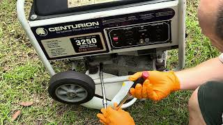 Easy way to change oil on portable generator smallengine [upl. by Bonacci496]