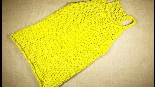 How to Loom Knit a Tank Top DIY Tutorial [upl. by Neelac]