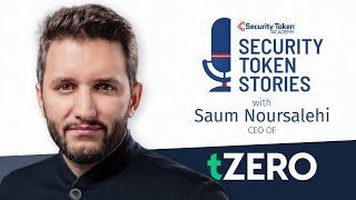 Saum Noursalehi  tZERO Episode 11  quotBuilding A Security Token Exchangequot [upl. by Sanfourd519]