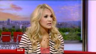 Carrie Underwood Blown Away Interview BBC Breakfast 2012 [upl. by Anilorak]