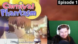 Carnival Phantasm Episode 1 REACTION  WHAT IS EVEN GOING ON [upl. by Constant]