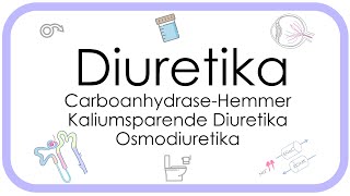 Diuretika  Pharmakologie Carboanhydrase Hemmer Kaliumsparende Diuretika Osmodiuretika [upl. by Anihs]