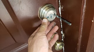 How to Drill a Deadbolt in Less Than 2 Minutes [upl. by Boorer722]