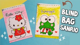 How to Make blind bag Paper  Blind Bag Tutorial  Sanrio  Lovely Art DIY [upl. by Ecirtnahs]