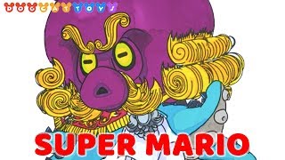 Speed Drawing Super Mario Odyssey MollusqueLanceur boss battle  Coloring Pages Videos for Kids [upl. by Redd383]