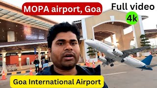 🔥MOPA airport🔥 Goa 4k video😍Goa International Airport🤩Mopa airport to Delhi flight mopaairport [upl. by Steven491]